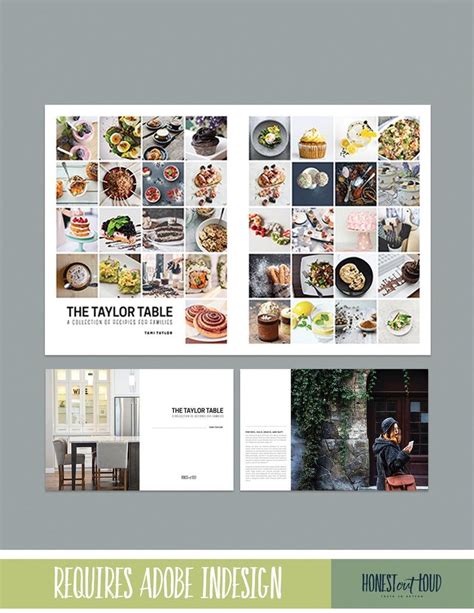 Adobe Indesign Cookbook Template