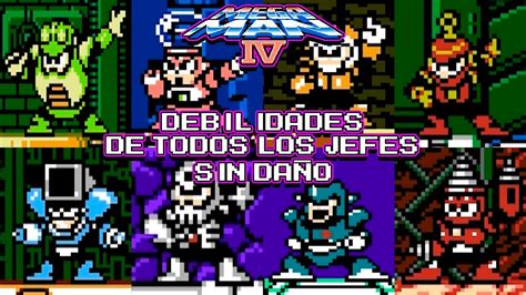 Megaman 4 NES Debilidades de Todos Los Jefes Sin Daño