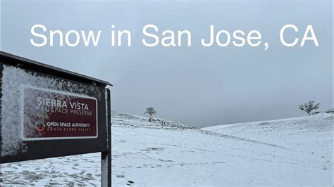 Snow In San Jose California At Sierra Vista Open Space Preserve 2 24