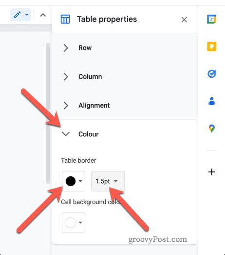 How To Add And Remove Table Borders In Google Docs