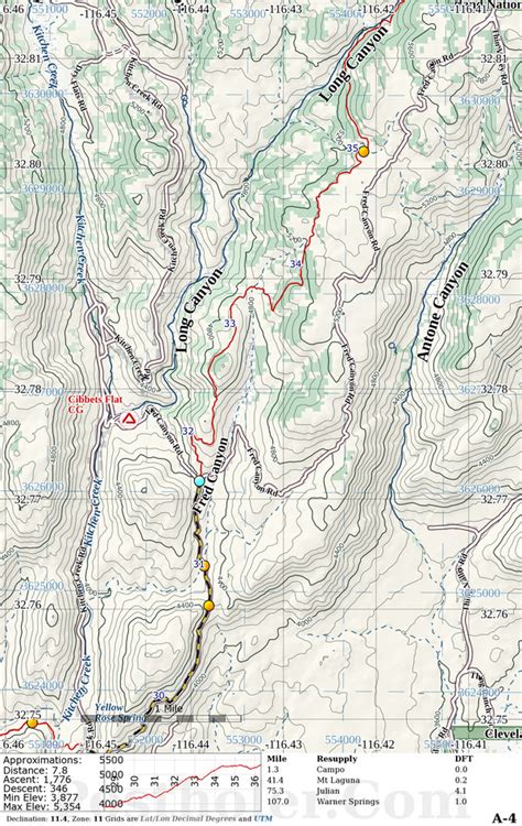 Pacific Crest Trail Map Book Preview