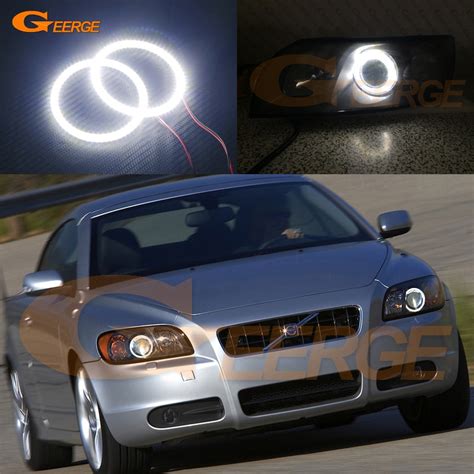 For Volvo C70 2006 2007 2008 2009 Excellent Led Angel Eyes Ultra Bright