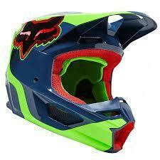 Casco Fox V1 Venz Indigo Enduro Motocross Atv