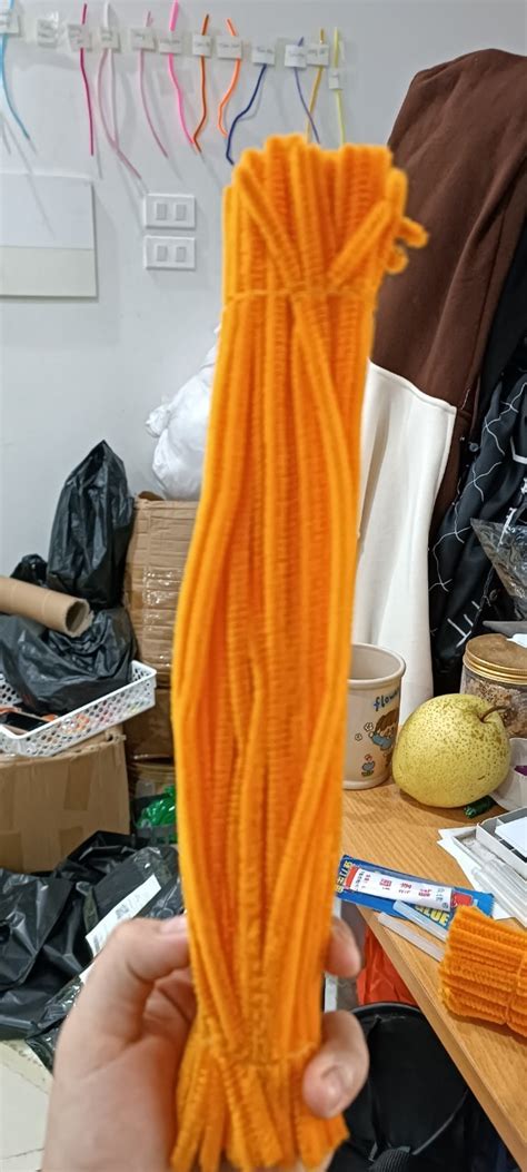 Combo dây kẽm nhung mix màu làm hoa handmade trang trí hot trend dài cm Dây kẽm lông làm