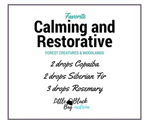 Calming Diffuser Blend With Copaiba Siberian Fir And Rosemary