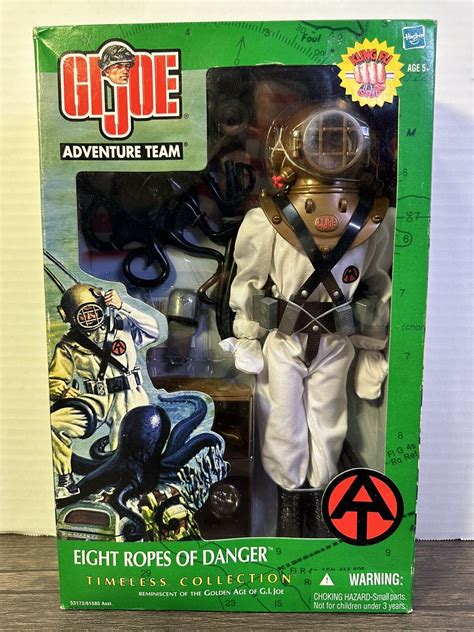 Sealed Hasbro Gi Joe Adventure Team Eight Ropes Danger Deep Sea