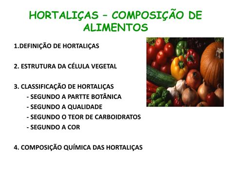 PPT HORTALIÇAS PowerPoint Presentation free download ID 486250