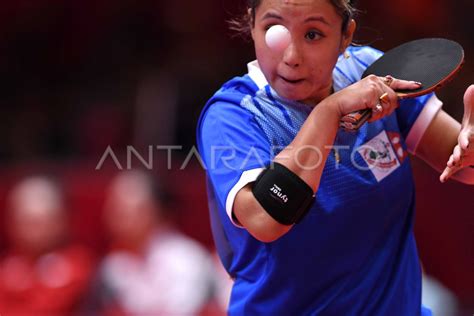 Tenis Meja Beregu Putri Nepal Vs Vietnam Antara Foto