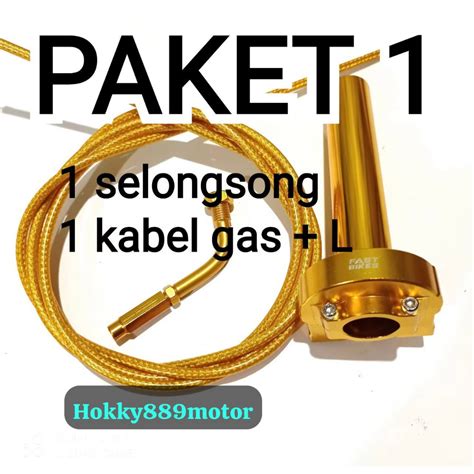 Jual Paket Gas Spontan Cnc Kabel Cm L Gas Cnc Gold Universal