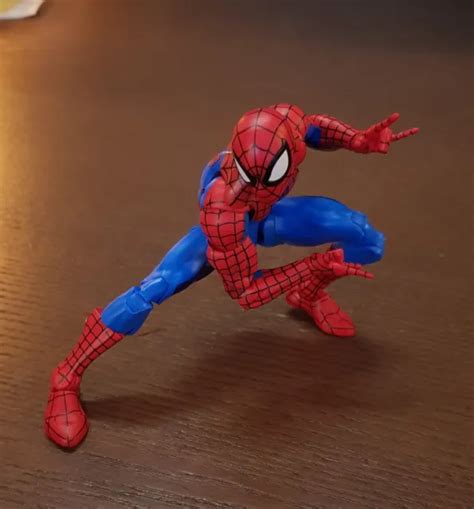 MARVEL LEGENDS CEL Shaded Spider Man Animated Figure Hasbro Modified