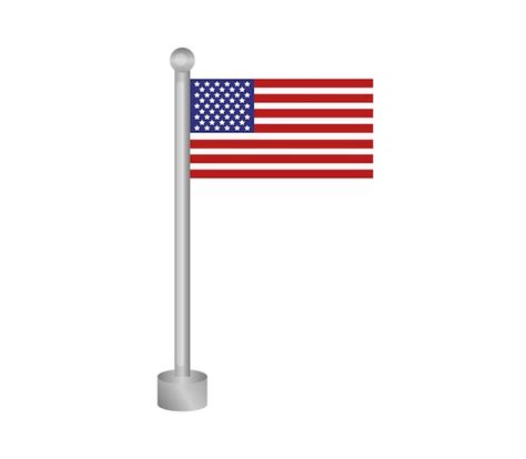 Bandera De Los Estados Unidos Vector Premium