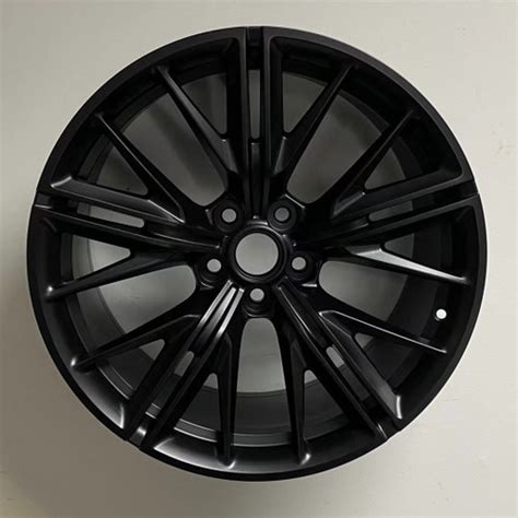 20" Fits Chevy Camaro ZL1 Style Satin Black Staggered Wheels Set of 4 20x10/11" Rims - Stock ...