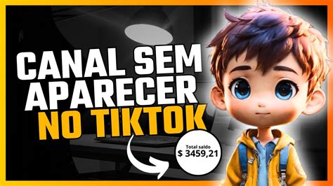 Como Criar Um Canal Dark Viral No Tiktok Monetizar R Pido Youtube