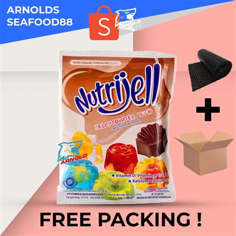 Jual Nutrijel Agar Agar Rasa Coklat Nutrijell Chocolate Shopee