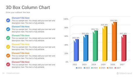 3D Charts PowerPoint Template Designs - SlideGrand