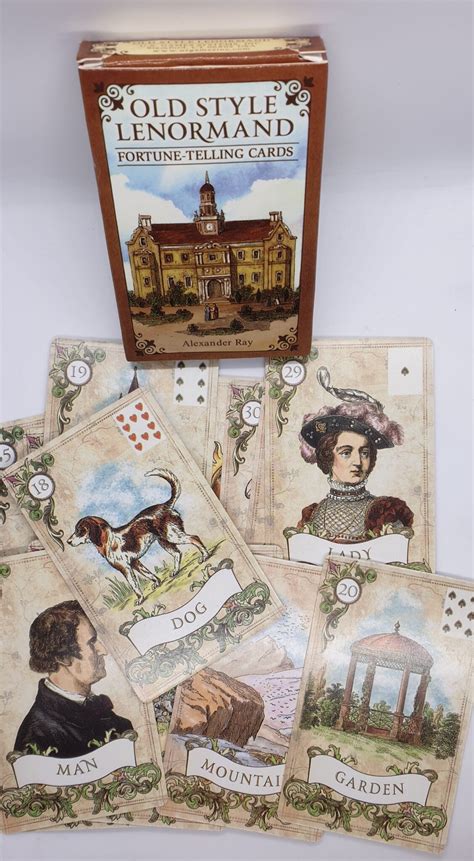 Old Style Lenormand Fortune Telling Cards Minervashop Eu