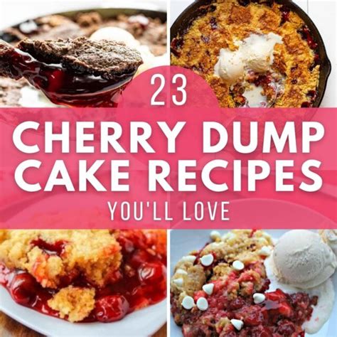 The Best Cherry Dump Cake Recipes Cake Mix Recipes