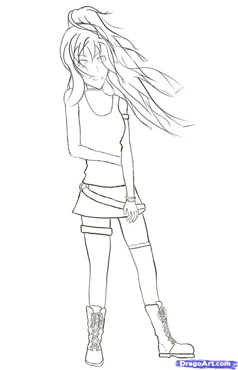 Anime Body Templates For Drawing At Getdrawings Free Download