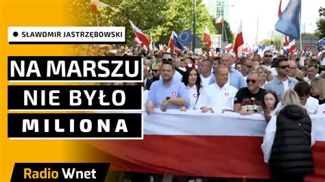 Jastrzębowski Na Marszu Miliona Serc było maks 250 tys osób Tusk