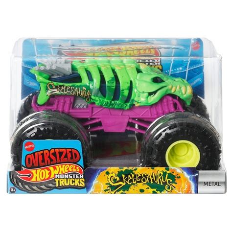 HOT WHEELS MONSTER TRUCKS POJAZD AUTKO SAMOCHÓD DUŻY OVERSIZED SKELESAURUS Inna marka Sklep