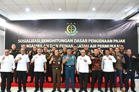 Danlantamal XII Hadiri Sosialisasi Perhitungan Dasar Pengenaan Pajak