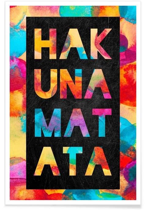 Hakuna Matata 1 Als Premium Poster Disney Wallpaper Wallpaper