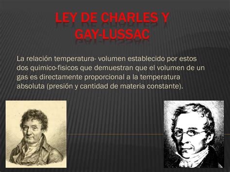 PPT Ley De Charles Y Gay Lussac PowerPoint Presentation Free