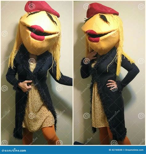 Janice Muppet costume editorial stock photo. Image of bobblehead - 42744048