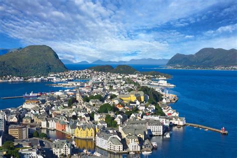 Alesund, Norway - View on Cruise Port Stock Image - Image of norway ...