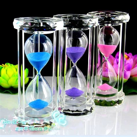 0 Crystal Hourglass 30 Minutes Creative Home Furnishing Articles Sand Glass Birthday T