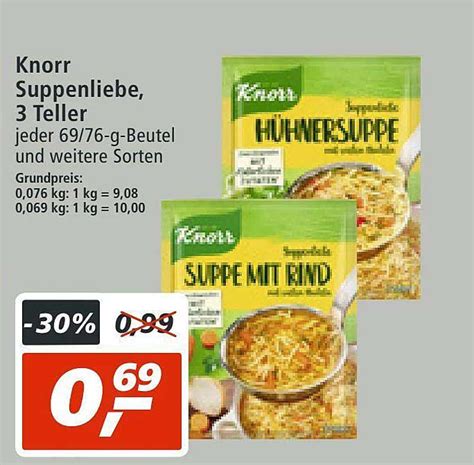 Knorr Suppenliebe 3 Teller Angebot Bei Real