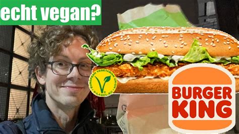 Burger King Plant Based Long Chicken Im Vegan Test Youtube