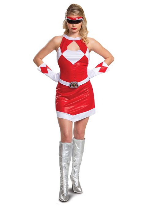 Power Rangers Deluxe Red Ranger Costume for Women - $49.99