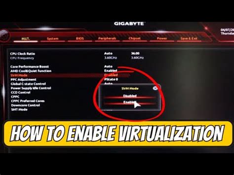 How To Enable Virtualization On Gigabyte Motherboard Quick And Easy