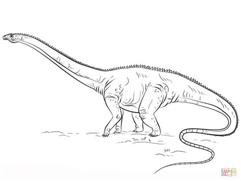 Diplodocus Dino Coloring Page Free Printable Coloring Pages