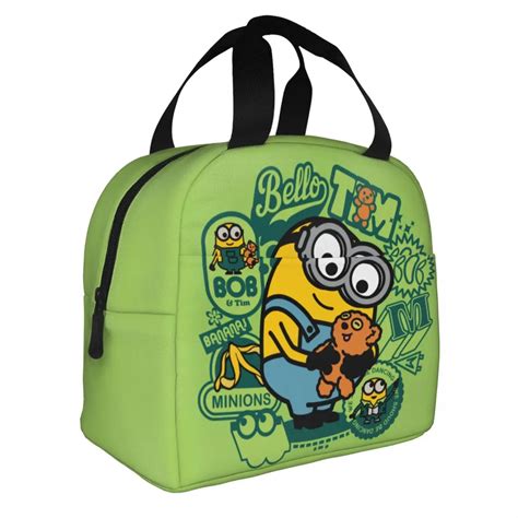 Minions The Rise Of Gru Insulated Lunch Bags Thermal Bag Meal Container