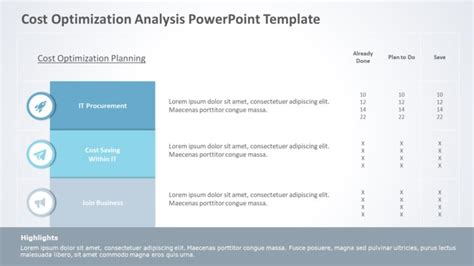 Cost Analysis Powerpoint Template