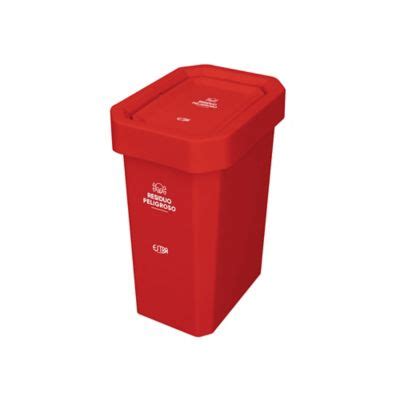 Caneca Estrabins Vaiv N Lt Residuos Peligrosos Rojo Homecenter Co