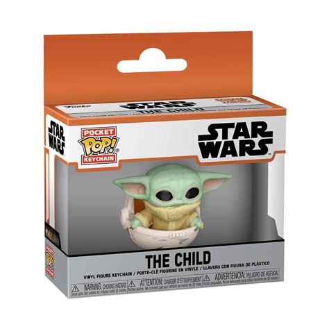 Funko Pop Llavero The Mandalorian Baby Yoda Katary