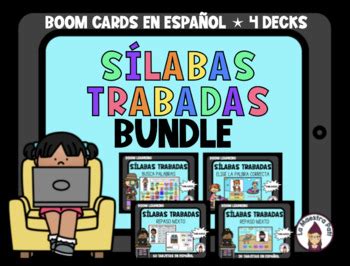 Boom Cards In Spanish S Labas Trabadas Bundle By La Maestra Pati Bilingue