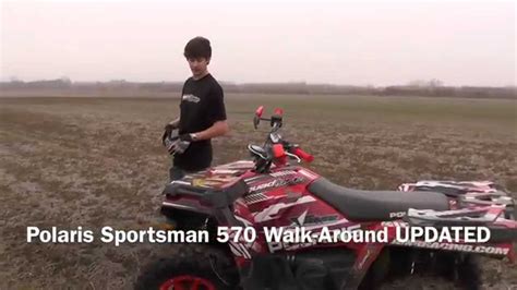 Polaris Sportsman 570 Walk Around Updated Amr Racing Graphics Youtube