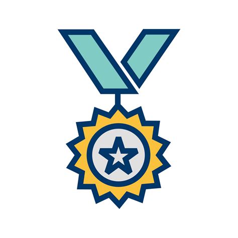 Medal Icon Vector Illustration Vector Art At Vecteezy