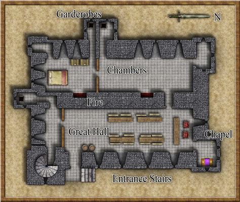 another shot of floor plan of middelham | Castle floor plan, Middle ...