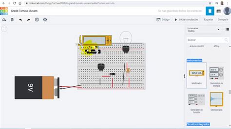 Protoboard Y Fotoresistencia En Tinkercad Youtube