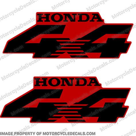 Honda Foreman 4x4 Atv Front Decal 1999