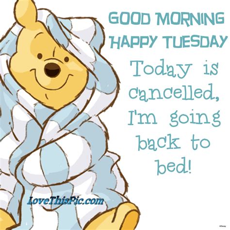 Good Morning Happy Tuesday Winnie The Pooh Pictures Photos And Images