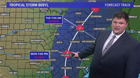 Tropical Storm Beryl Storm Expected To Reintensify As It Approaches