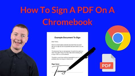 How To Sign A Pdf On A Chromebook Youtube