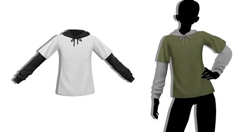 MMD - Sims 4 AxA - Brandon Hoodie Solids by fake-n-true on DeviantArt