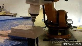 Robotic Solutions - Kuka CNC Milling Robot on Make a GIF